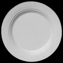 Grand Chalet Large Dinner Plate without Decoration, set of 6 by Astier de Villatte, B2B view on black background