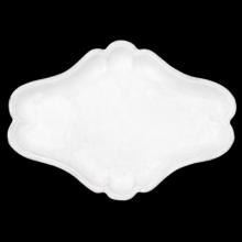 Glouton Dinner Plate, set of 6 by Astier de Villatte, B2B view on black background