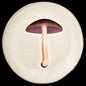Medium Mauve Champignon Comestible Plate, John Derian | Astier de Villatte: Exclusive Pre-Order Item