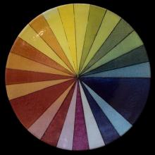 Colour Wheel Dinner Plate by Astier de Villatte