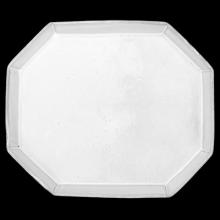 Octave Dessert Plate, set of 6 by Astier de Villatte, B2B view on black background