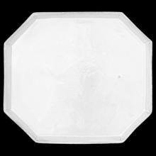 Octave Large Dinner Plate, set of 6 by Astier de Villatte, B2B view on black background