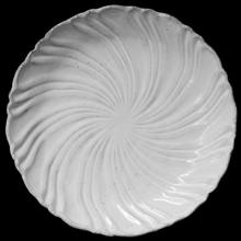 Peggy Dinner Plate, set of 6 by Astier de Villatte, B2B view on black background