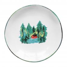 Small Refuge plate, set of 6 by Astier de Villatte, B2B view on black background
