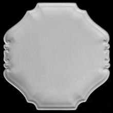 Régence Large Dinner Plate, set of 6 by Astier de Villatte, B2B view on black background