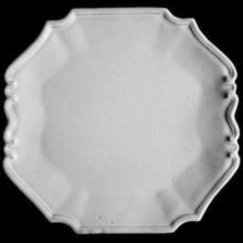 Régence Dinner Plate, set of 6 by Astier de Villatte, B2B view on black background
