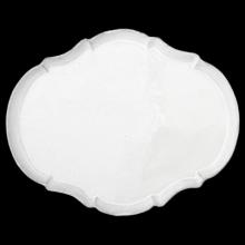 Rome Large Dinner Plate, set of 6 by Astier de Villatte, B2B view on black background