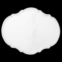 Rome Very Large Dinner Plate, set of 6 by Astier de Villatte, B2B view on black background