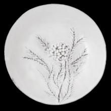Setsuko Small Pine Cone Plate, set of 6 by Astier de Villatte, B2B view on black background