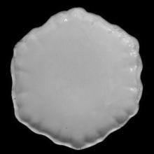 Victor Dessert Plate, set of 6 by Astier de Villatte, B2B view on black background