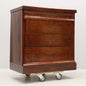19th Century Birch Chest of Drawers with Inlay
