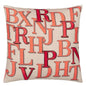 Alphabet Parchment Cushion | John Derian