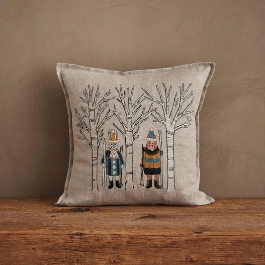 Aspen Skiers Pillow | Coral & Tusk