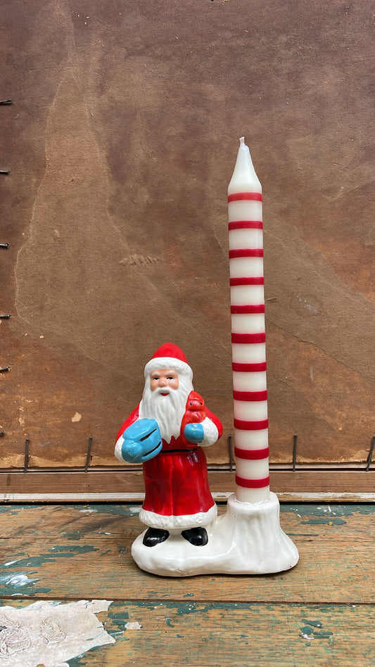 Vintage Scandinavian Santa Candleholder  — 1960s–70s