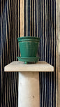 Dark Green Faaborg Pot | Handmade Erik Bendtsen Ceramics