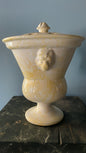 Yellow Marbleized Tulipiere Lion Tulip Vase – Large | Handmade Erik Bendtsen Ceramics