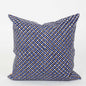 MELA Cushion Cover 50x50 cm Blue & Dark Red | A World of Craft