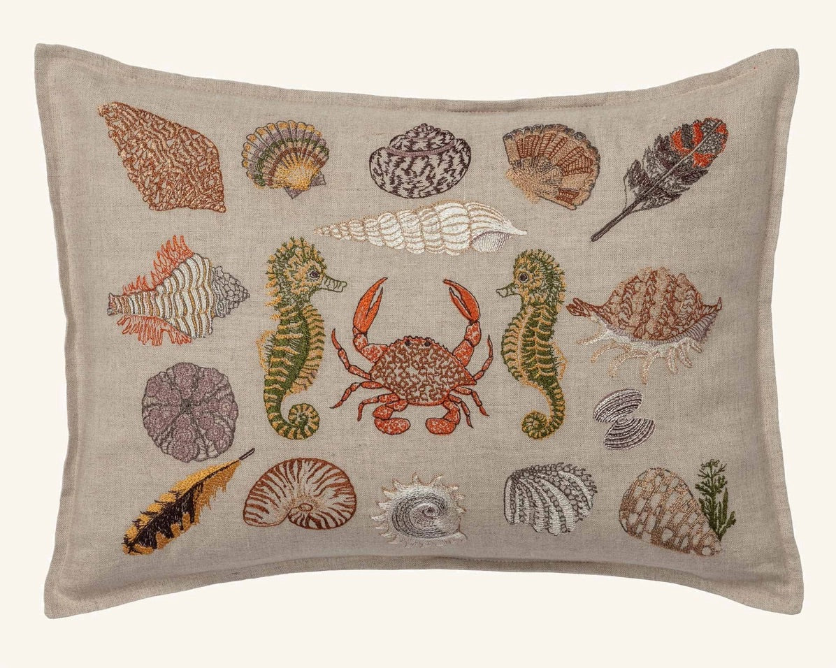 Beach Walk Pillow | Coral & Tusk