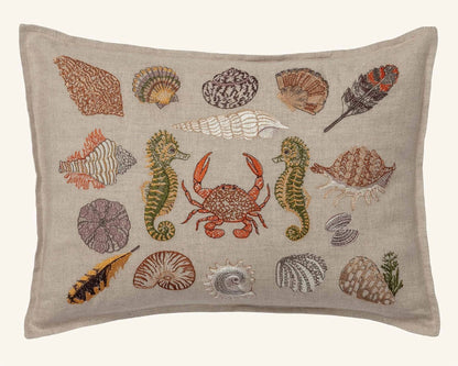 Beach Walk Pillow | Coral & Tusk