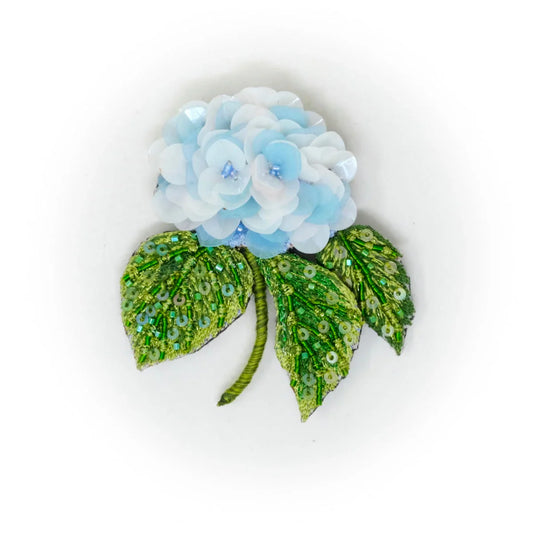 Blooming Hydrangea Brooch Pin | Trovelore