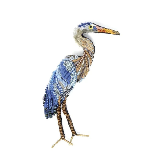 Blue Heron Brooch Pin | Trovelore