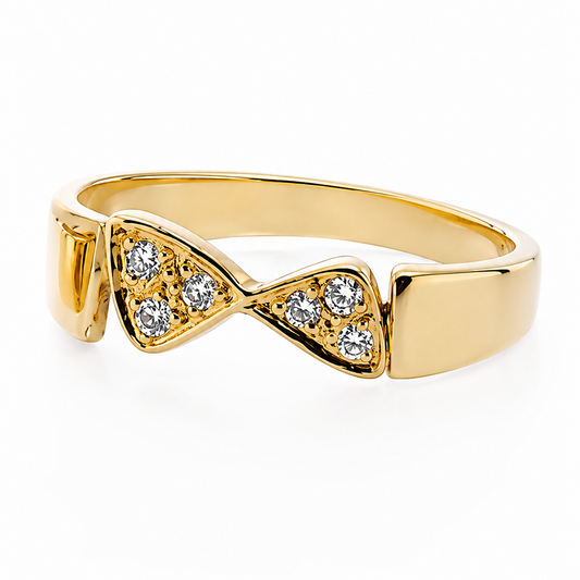 Diamond Bowtie Ring | Mikkel Brøgger