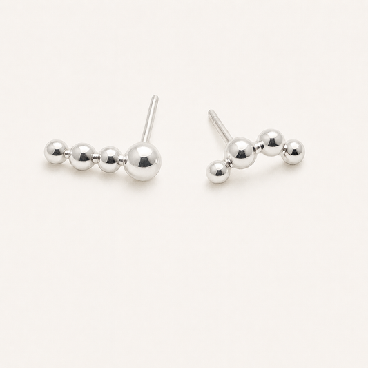 Bubble Earrings Silver | Mikkel Brøgger