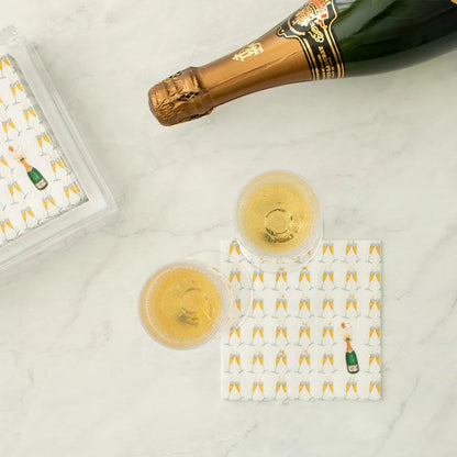 Bubbly Paper Cocktail Napkins | Caspari