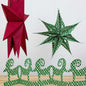 Christmas Swedish Goat Decoration, White/Green | Christmas Ornament