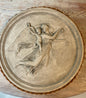Neoclassical Plaster Medallion – Putti in Relief
