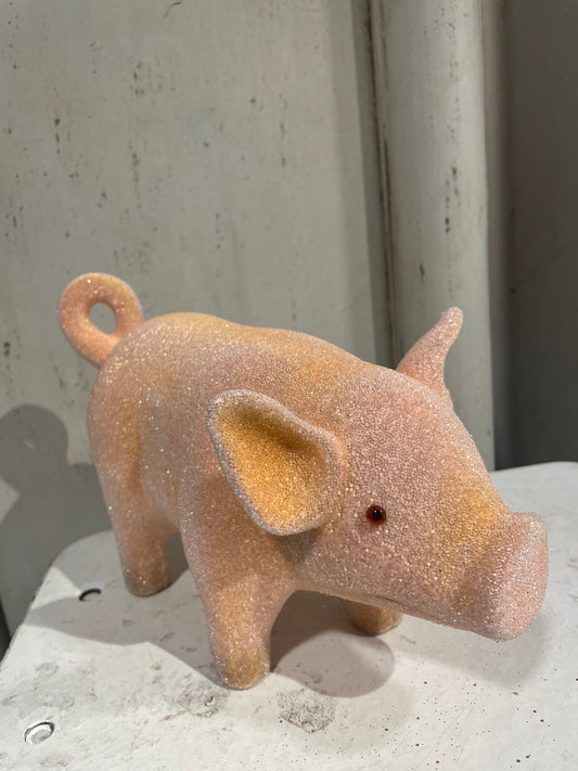 Pink Beaded Pig - Large | Ino Schaller