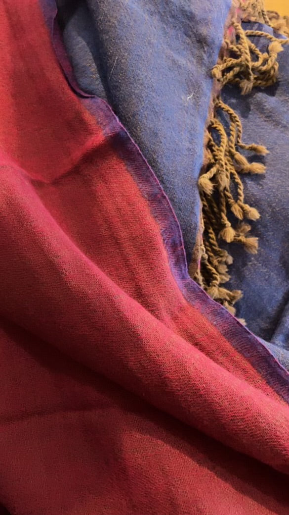 Merino Wool Throw/Plaid - By BON TON goods