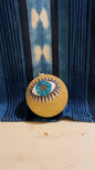 Glittered Eye Bauble Christmas Ornament