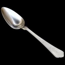 Naples Serving Spoon, Stone Finish, stainless-steel flatware by Astier de Villatte