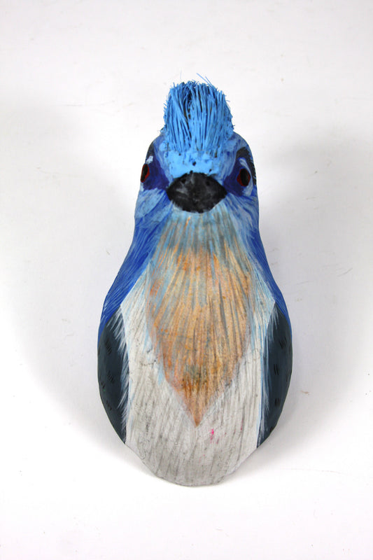 Crested Bird Trophy - Blue