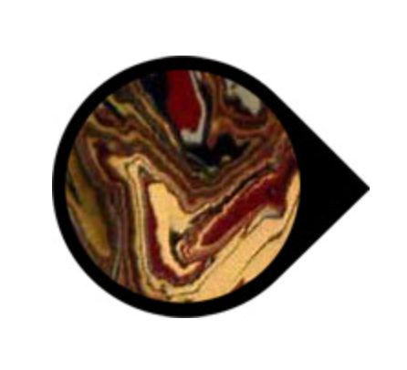 Cachemire “Fabrizio” Dessert Plate | Atelier Saint André Perrin