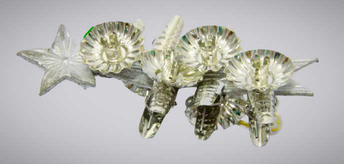 Nostalgic Candle Holder with Drip Ring, set of 6