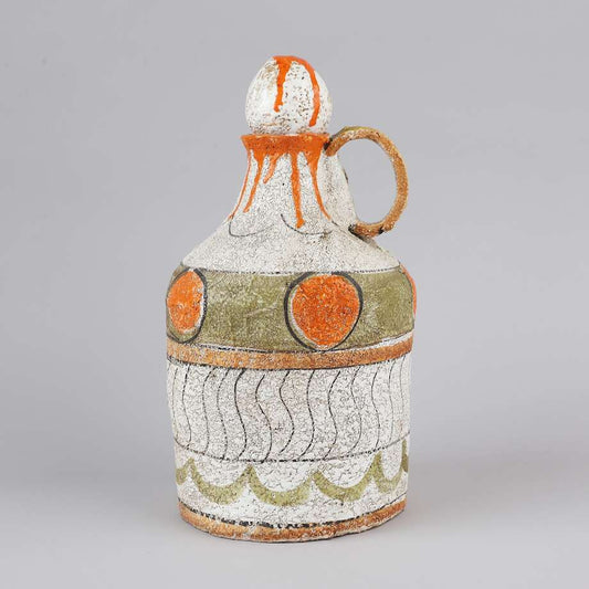 Mamma Ro Italian Ceramic Carafe – Hand-Painted, H 32 cm