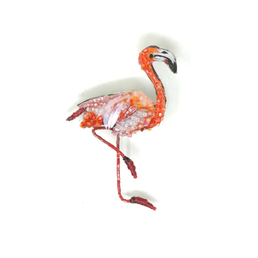 Caribbean Flamingo Brooch Pin | Trovelore