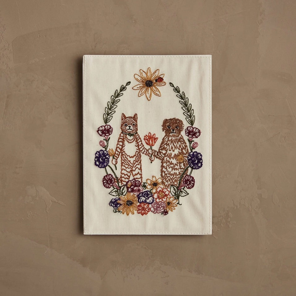 Cat and Dog Friends Garland Card | Coral & Tusk