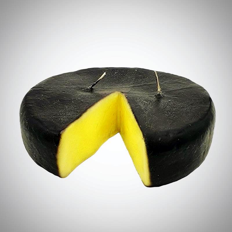 Black Cheese Wax Candle | Cereria Introna