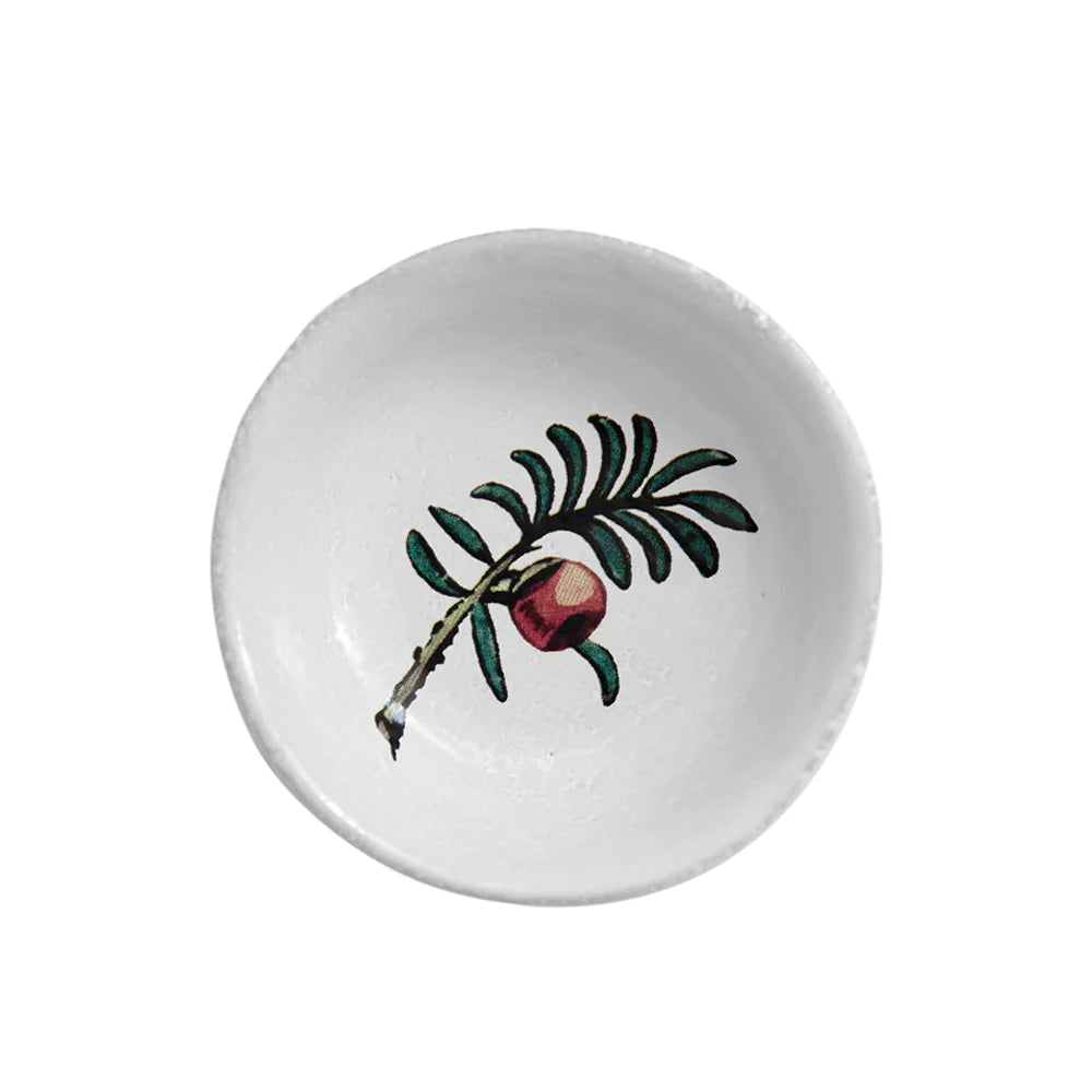 Chinese Yew Mini Dish, Set of 3, John Derian | Astier de Villatte: Exclusive Pre-Order Item