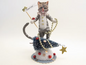 Christmas "Cat-astrophe" Figure | Vintage by Crystal Spun Cotton Ornament