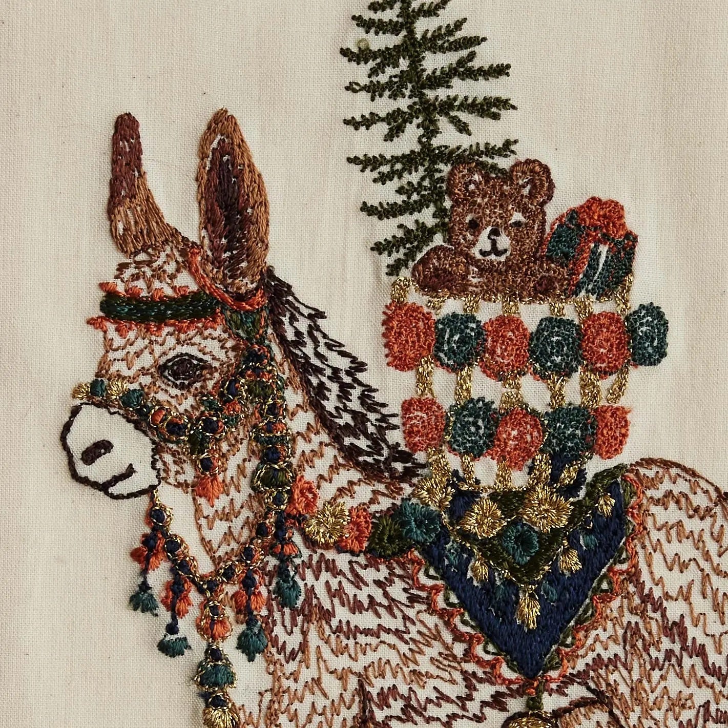 Christmas Donkey Card | Coral & Tusk