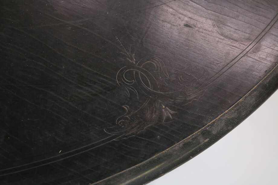 Coffee table, Empire Style, Carved Decoration with Dolphins