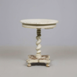 Painted Column Table, 20th Century, D 64 × H 75 cm