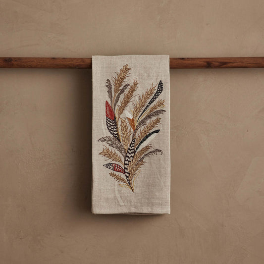 Wheat Harvest Tea Towel by Coral & Tusk, product view