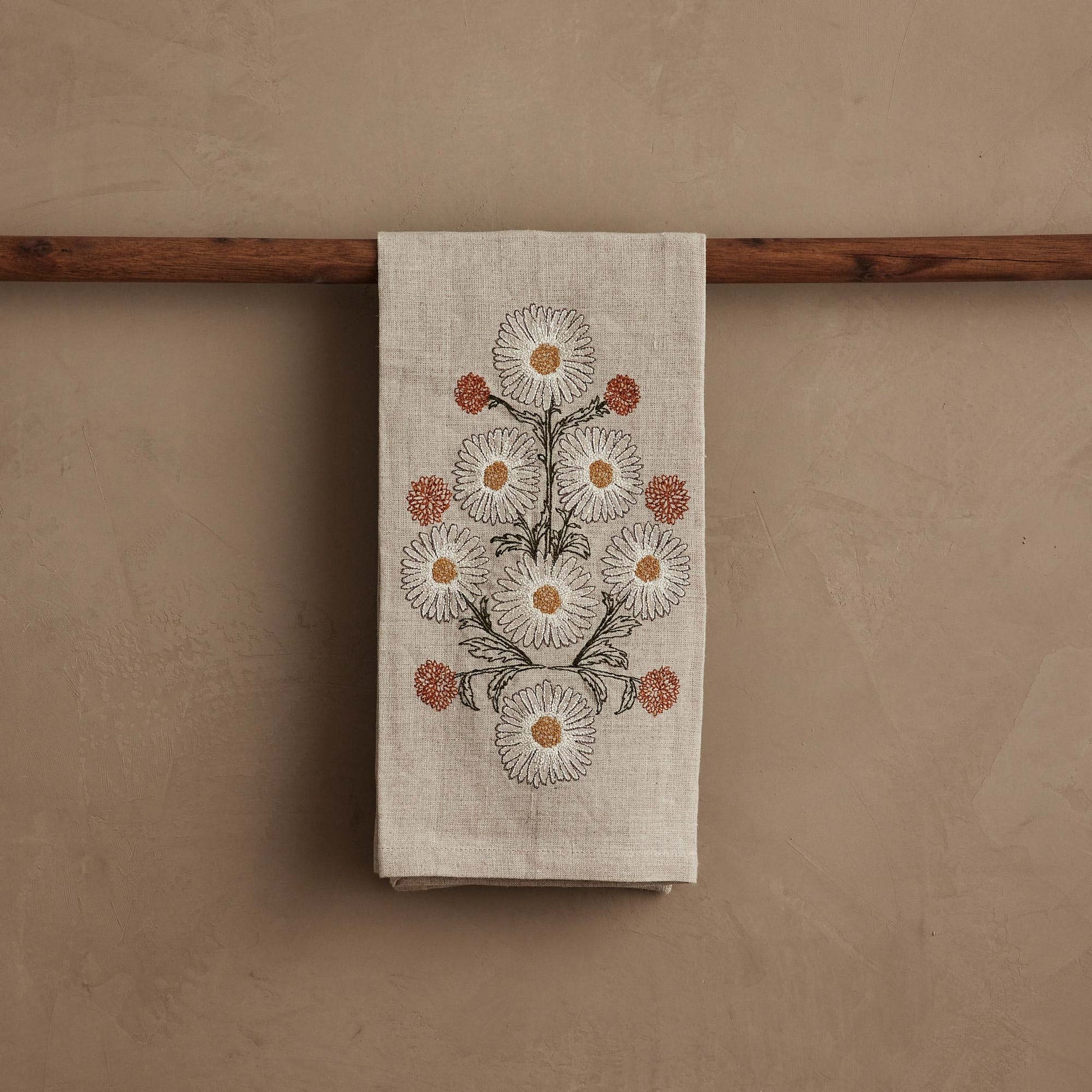 Daisy Bouquet Tea Towel by Coral & Tusk, product view