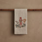 Fox with Mushrooms Tea Towel by Coral & Tusk, lifestyle view
