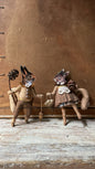 Forest Squirrel Boy Ornament | Vintage by Crystal Spun Cotton Ornament